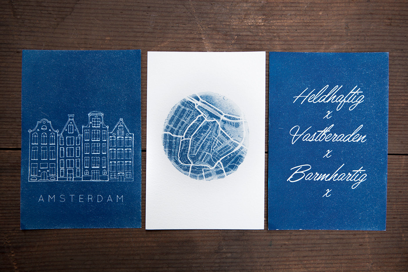 Amsterdam Blueprint Postcard Set