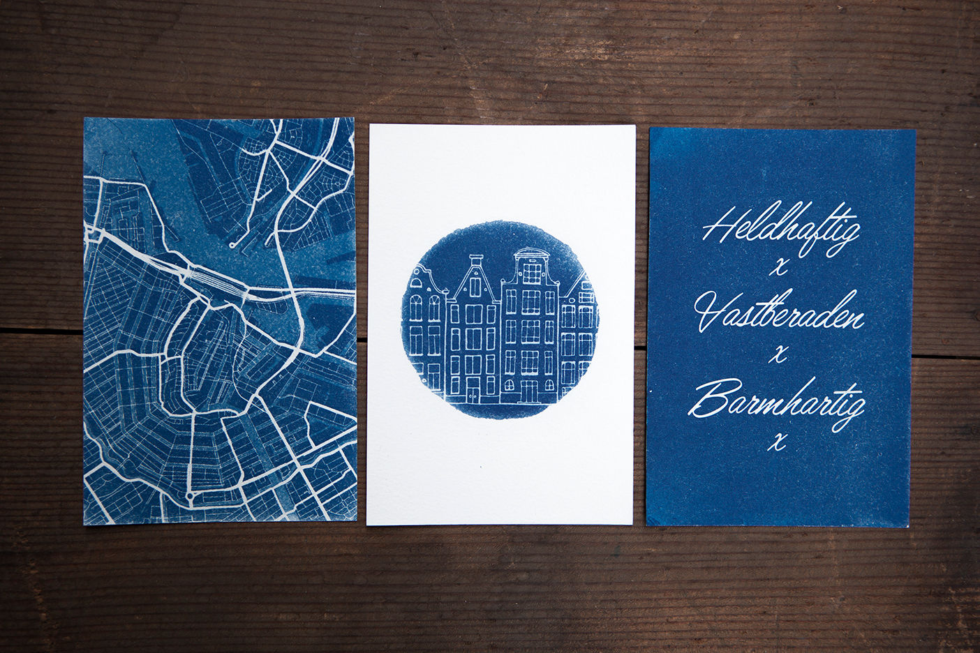 Amsterdam Blueprint Postcard Set