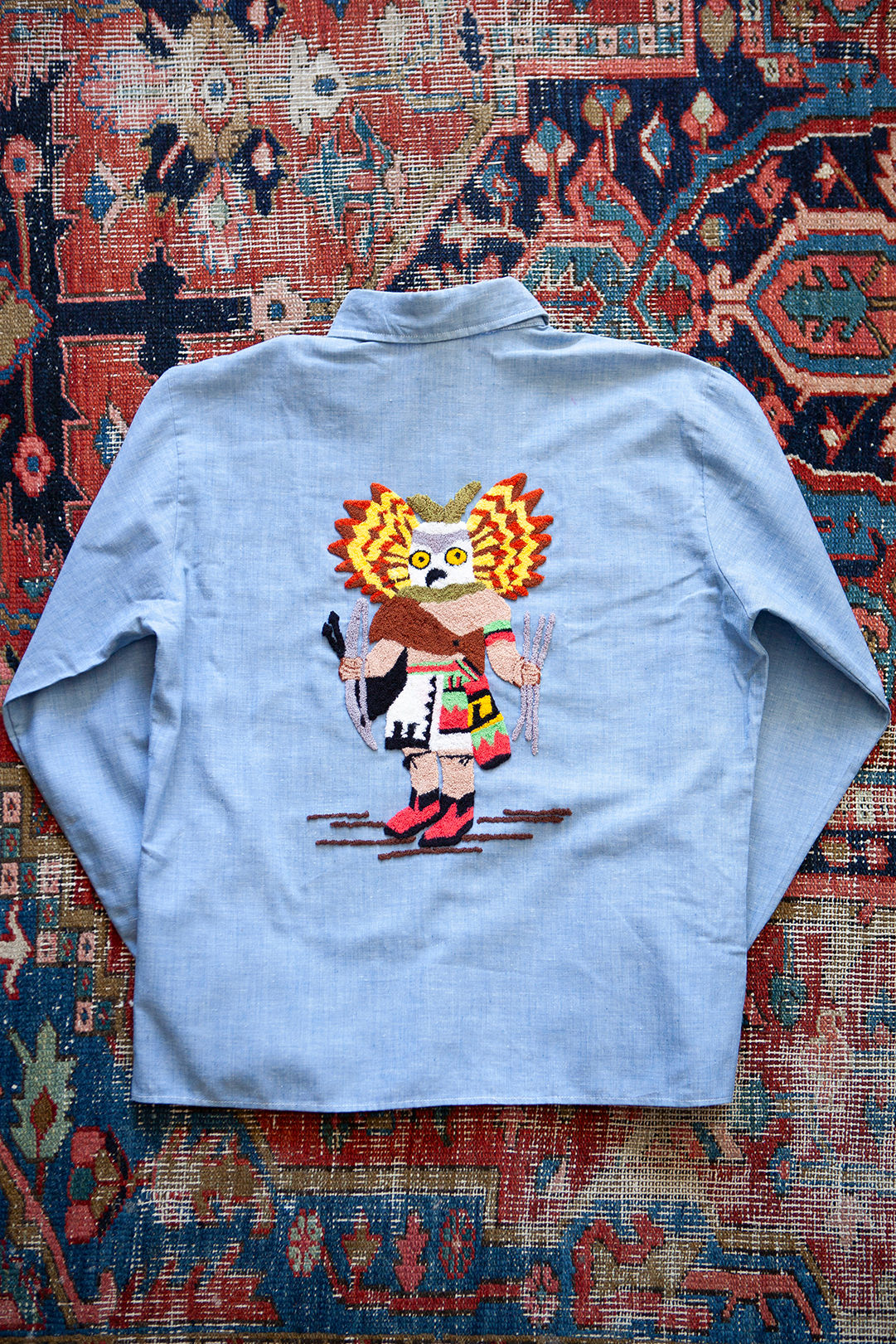 Kachina Embroidered Chambray Shirt