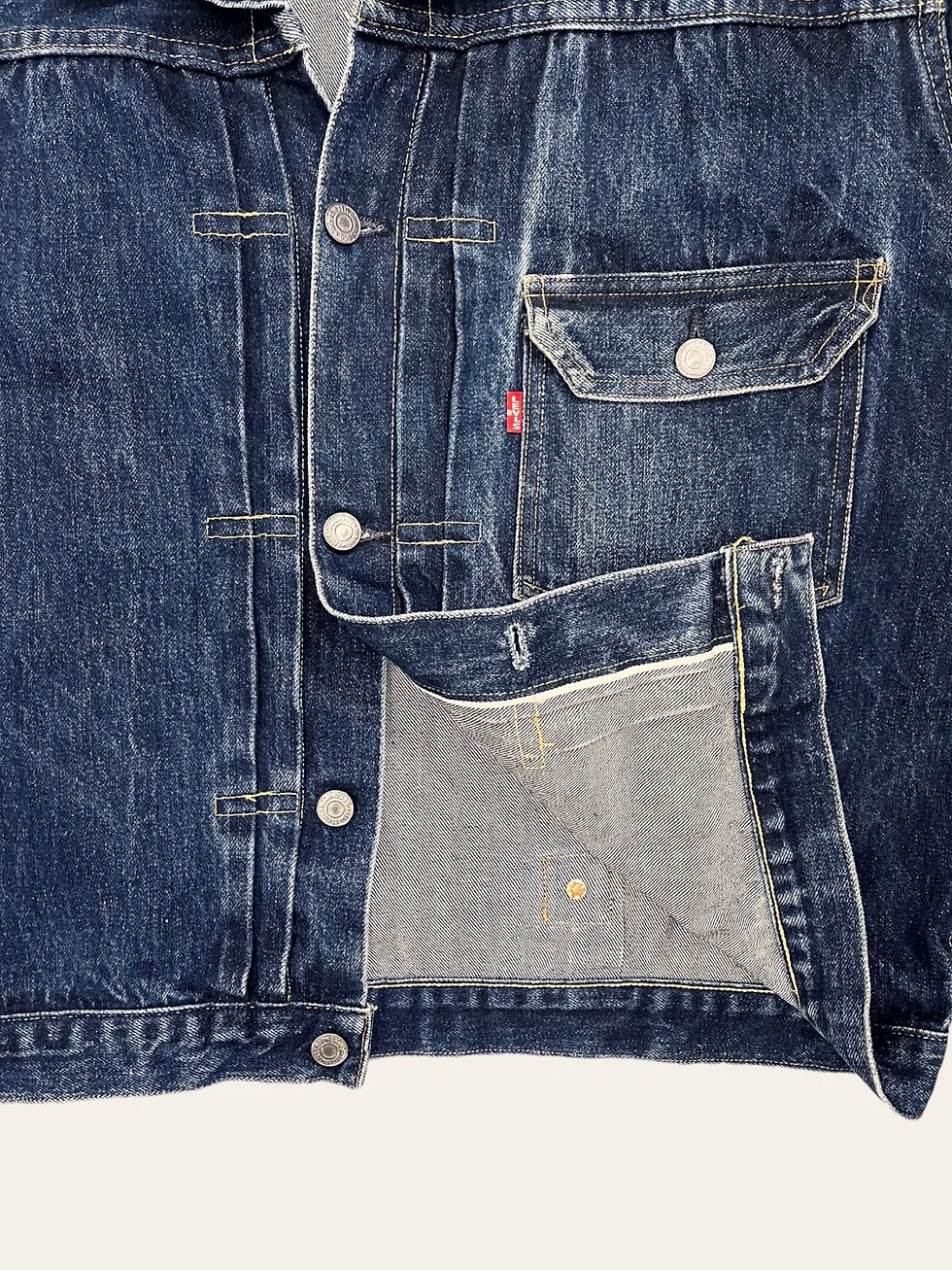Thumbnail: Early LVC Big E Type I Denim Jacket