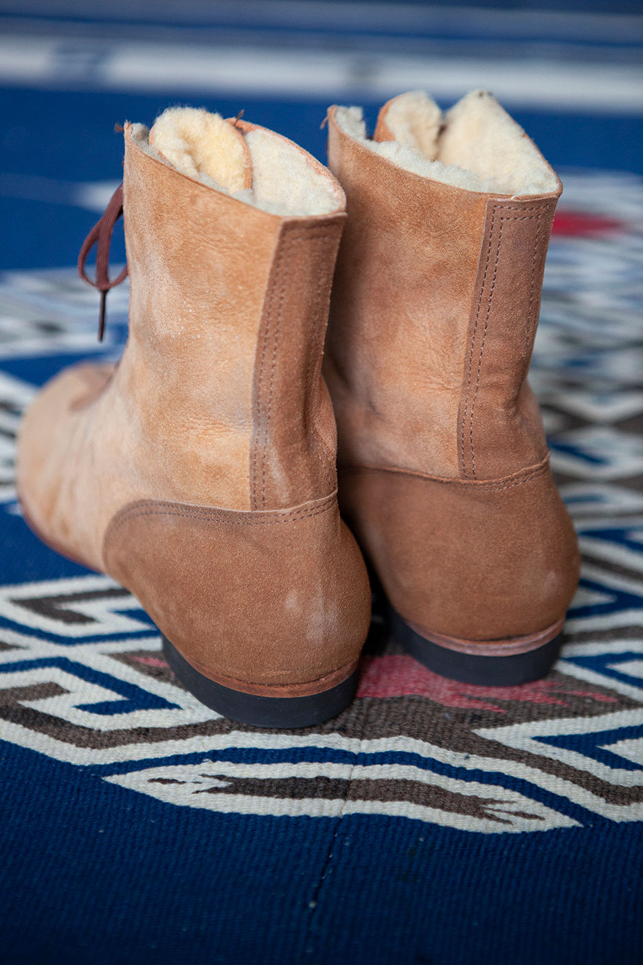Thumbnail: 1940's Shearling Pilot Boots
