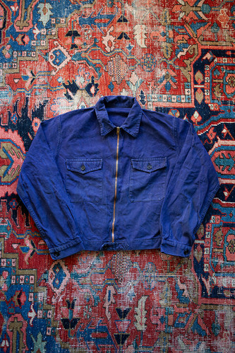 FRENCH WORK 〜40’s French Canadian Jacket 40s French Canadian Shearling + Canvas Jacket – The Future Past