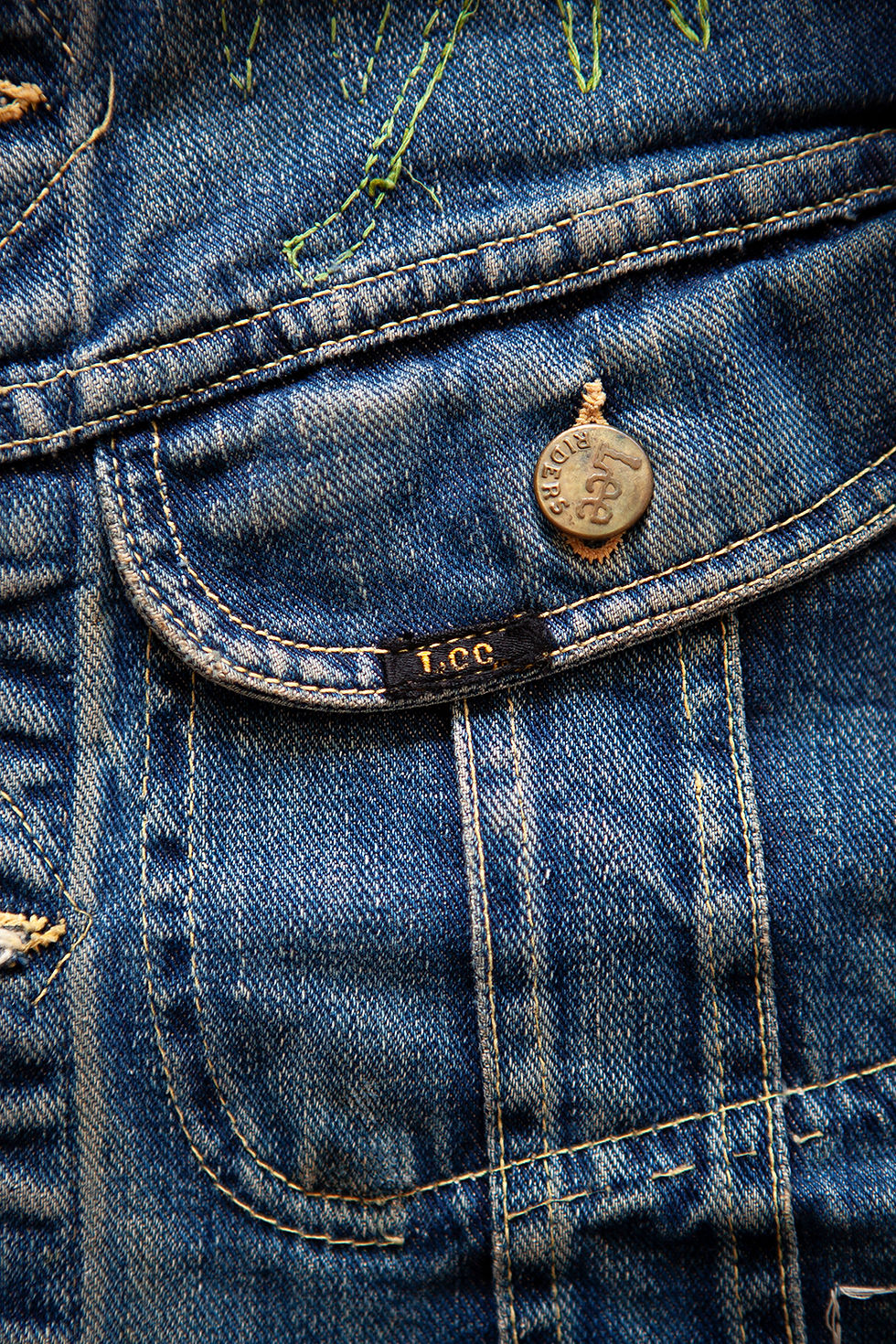 Thumbnail: 1950's Lee 101-J Counterculture Denim Vest