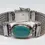 Thumbnail: Sterling Silver 925 Blue Green Kingman Turquoise Mutli Wheat Strand Bracelet 61g