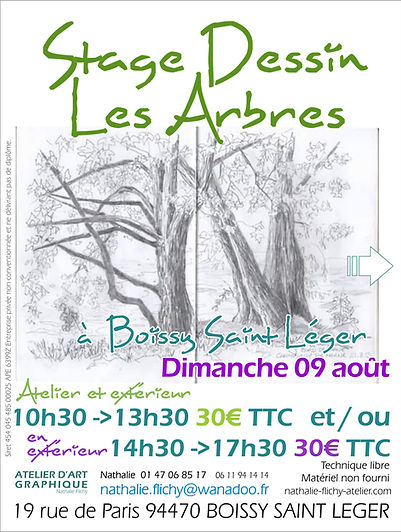 stage dessin Arbres du 09 8 2026