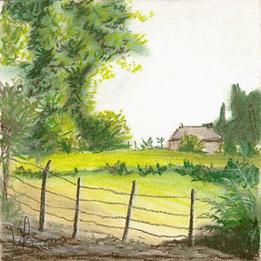 dessin pastel sec bazemont