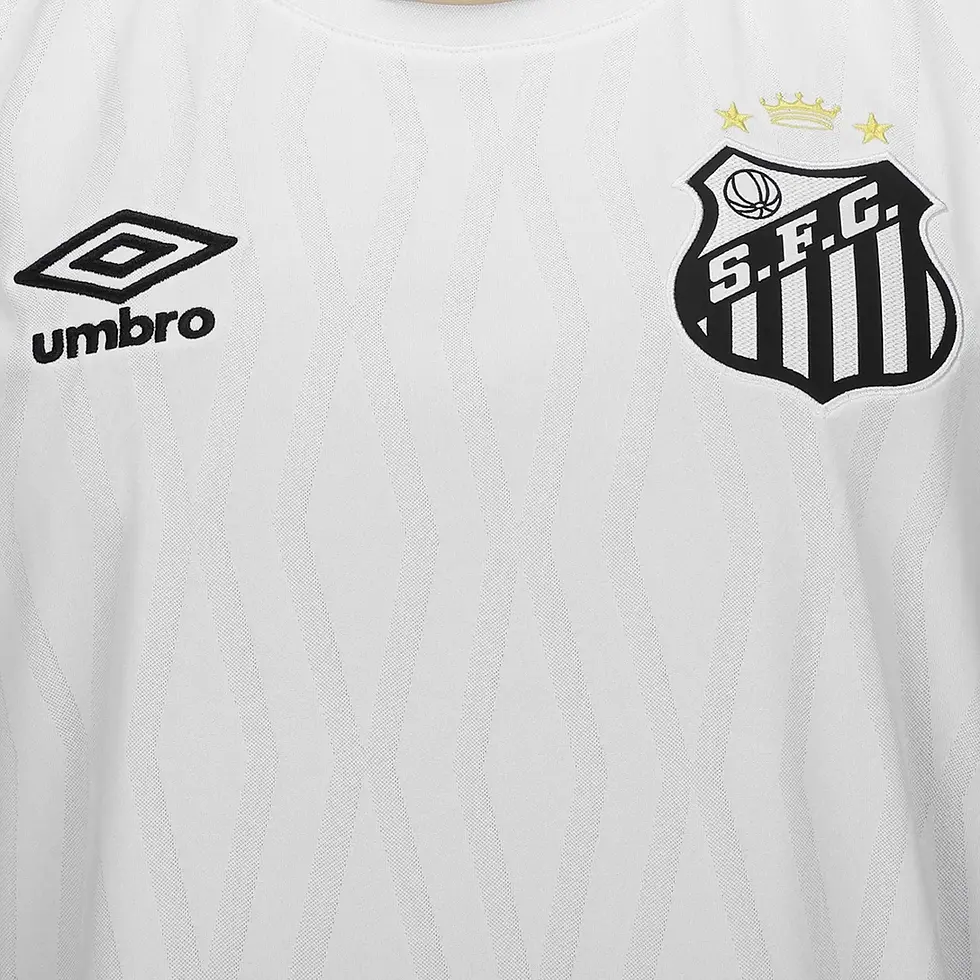 Miniatura: Camisa Santos I 26/27 - Torcedor Umbro Feminina - Branca