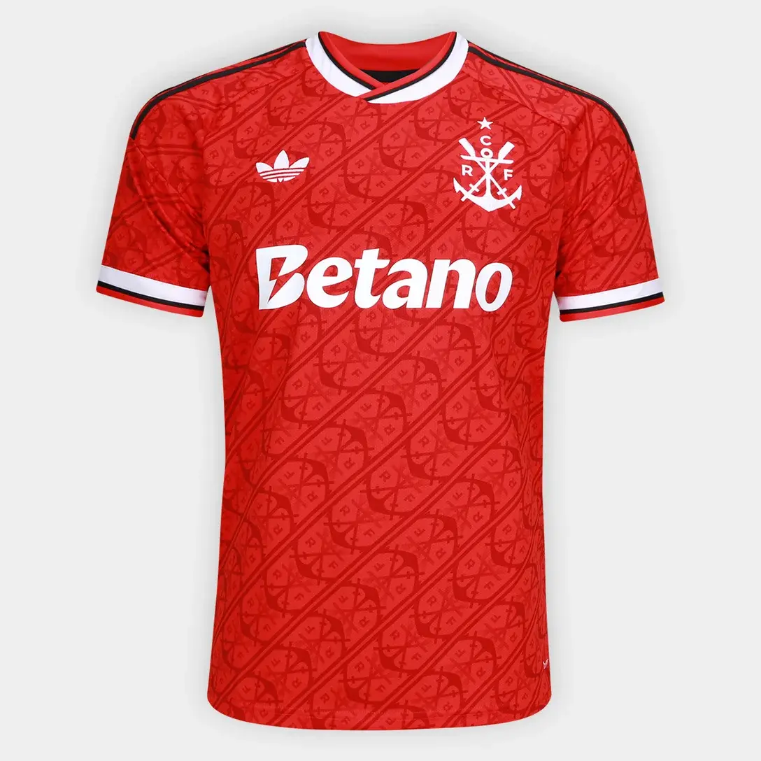 Camisa Flamengo III 26/27 s/n Torcedor Adidas Masculina - Vermelho