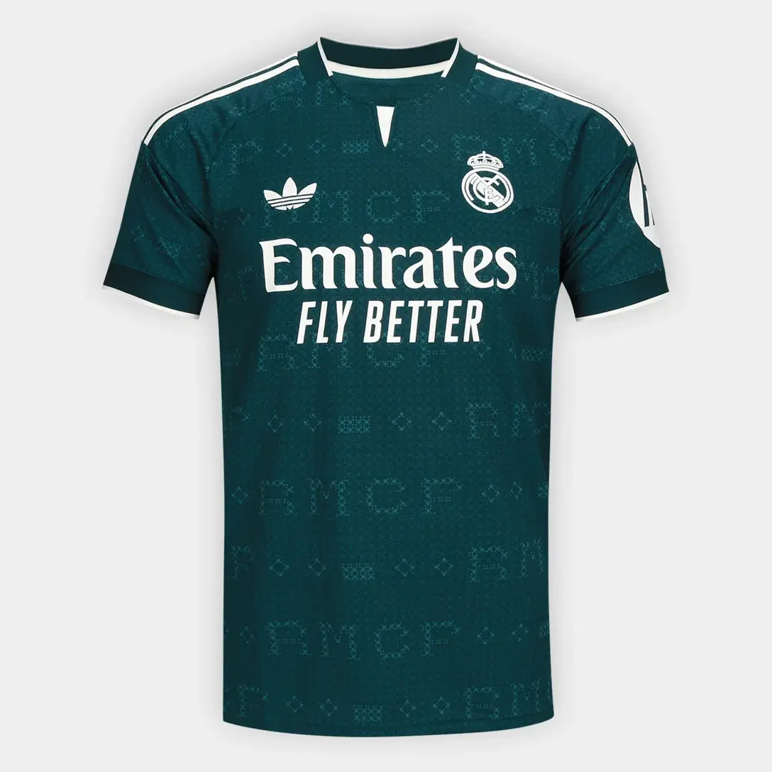 Camisa Real Madrid II 26/27 s/n Torcedor Adidas Masculina - Verde
