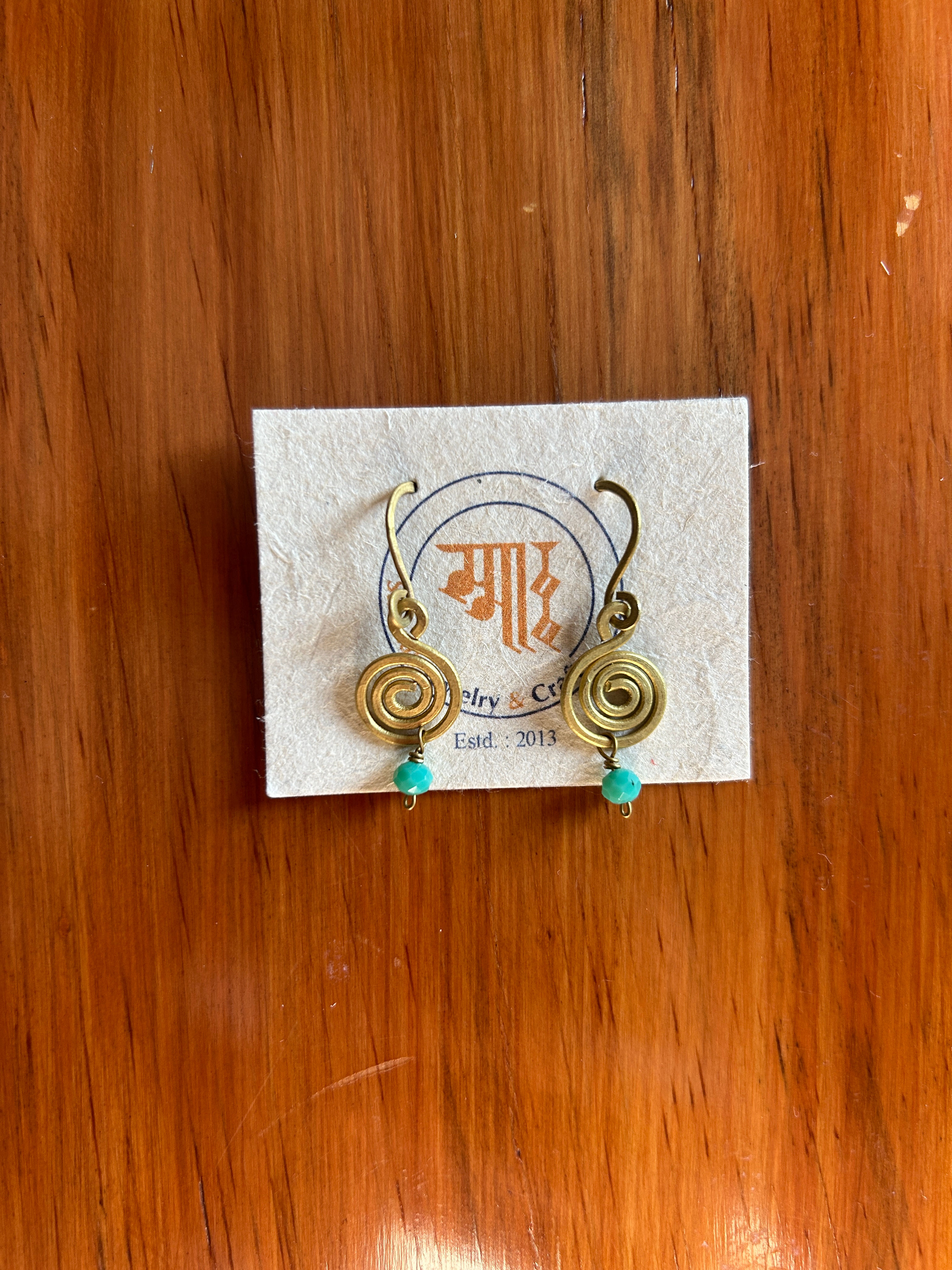 ピアス　（青ショート）