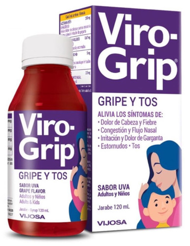 VIRO-GRIP GRIPE Y TOS Jarabe 120 ML | La Constancia