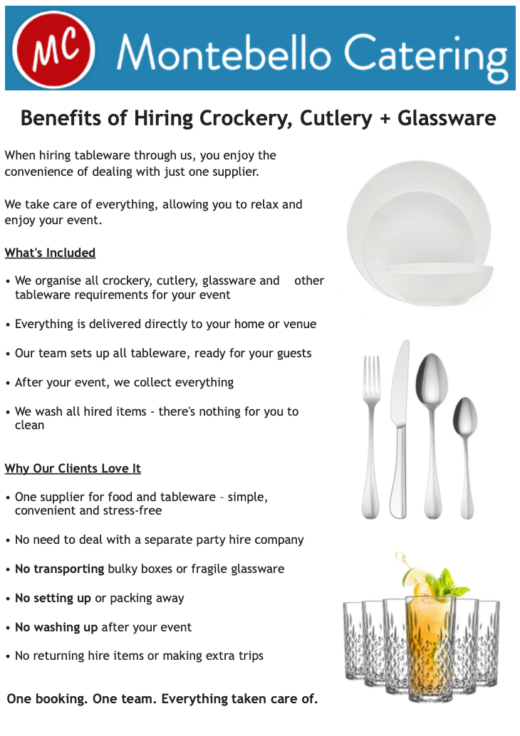 Benefits of Hiring Crockery, Cutlery + Glassware from Montebello Catering.png
