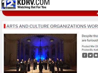 "ARTS AND CULTURE ORGANIZATIONS WORK TOGETHER TO BRING WORK TO HOMEBOUND AUDIENCES"