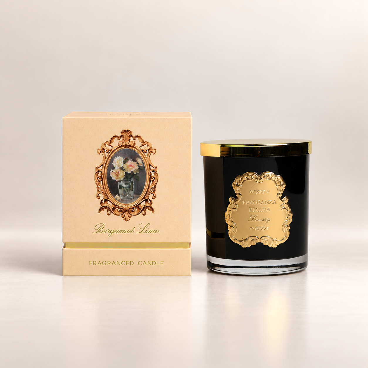 Giardino Reale Bergamot & Lime 320g Gla Scented Candle