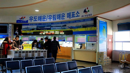 A trip to Korea in the winter, a day trip on Udo, Jeju Island (Udo tour bus)