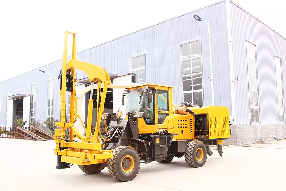 Thumbnail: HWH940L Guardrail Pile Driver