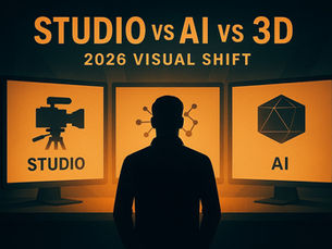 Studio vs AI vs 3D: Why 90 Percent of Brands Will Shift to AI First Visuals by 2026 And What It Means for Product Images and Videos