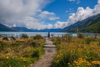 In Patagonia: Perito Moreno Glacier
