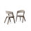Thumbnail: Grey and Wenge Dining Chair