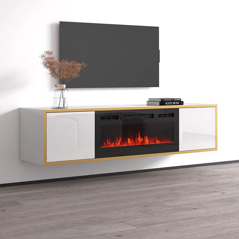 Thumbnail: Floating Fireplace TV Stand