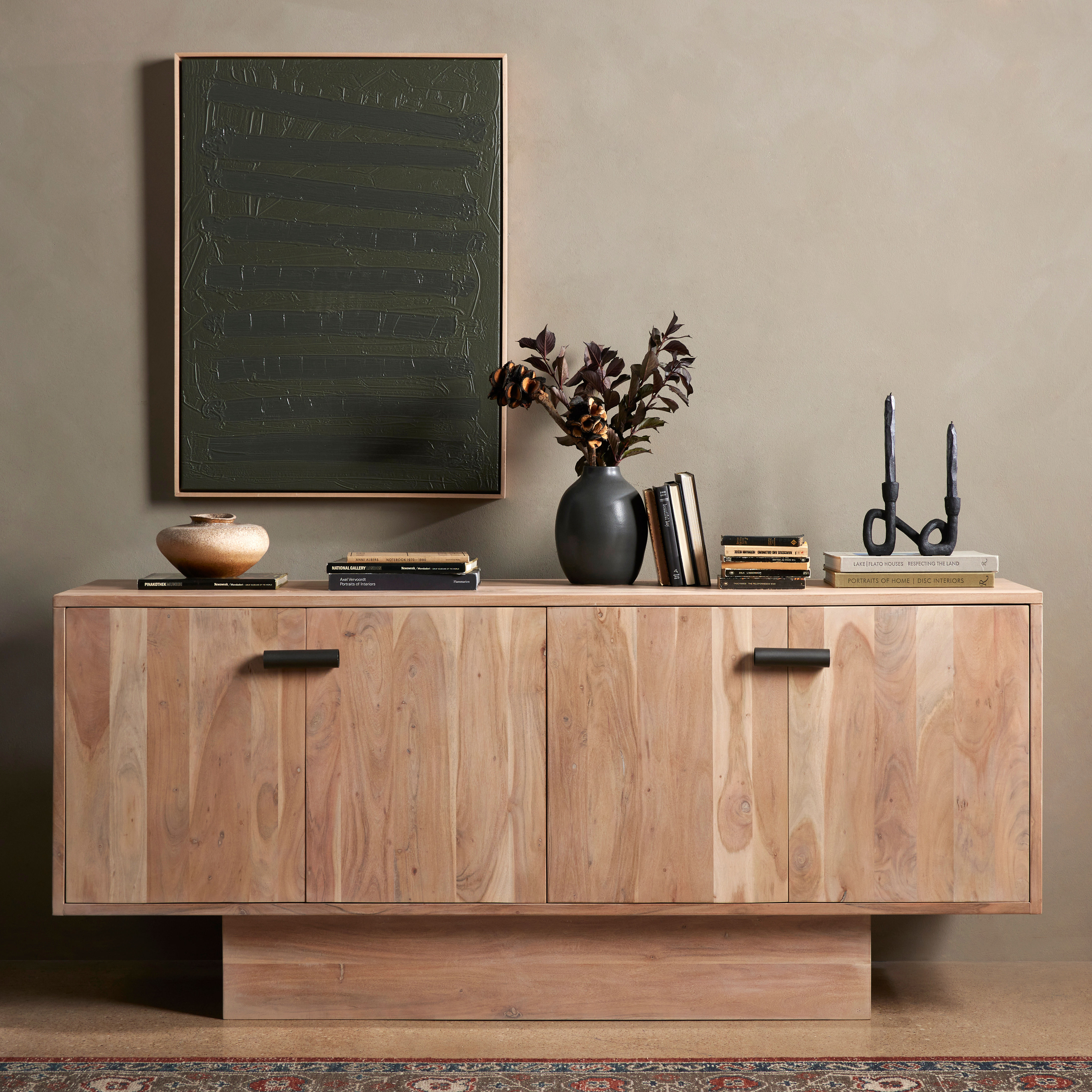 Whitewash Acacia Buffet