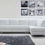 Thumbnail: Modern White Leather Right Facing Sectional Sofa
