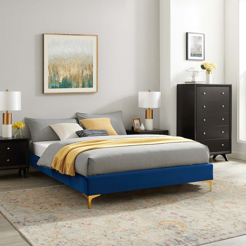 Thumbnail: Performance Velvet Bed Frame