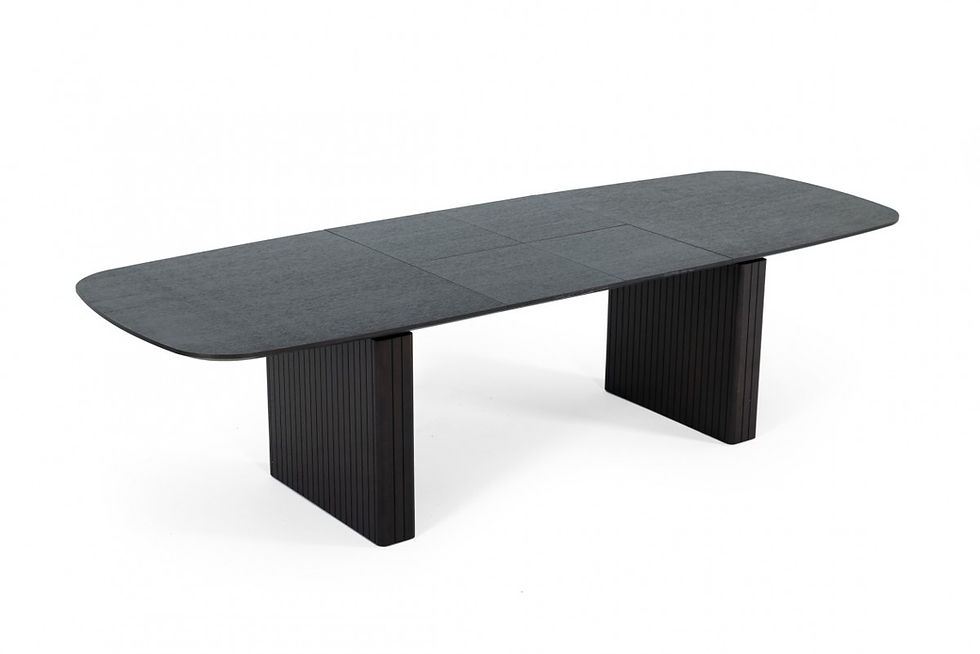 Thumbnail: Smoked Oak Extendable Dining Table