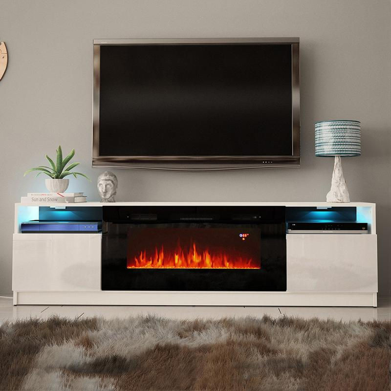Thumbnail: Electric Fireplace Modern 79" TV Stand