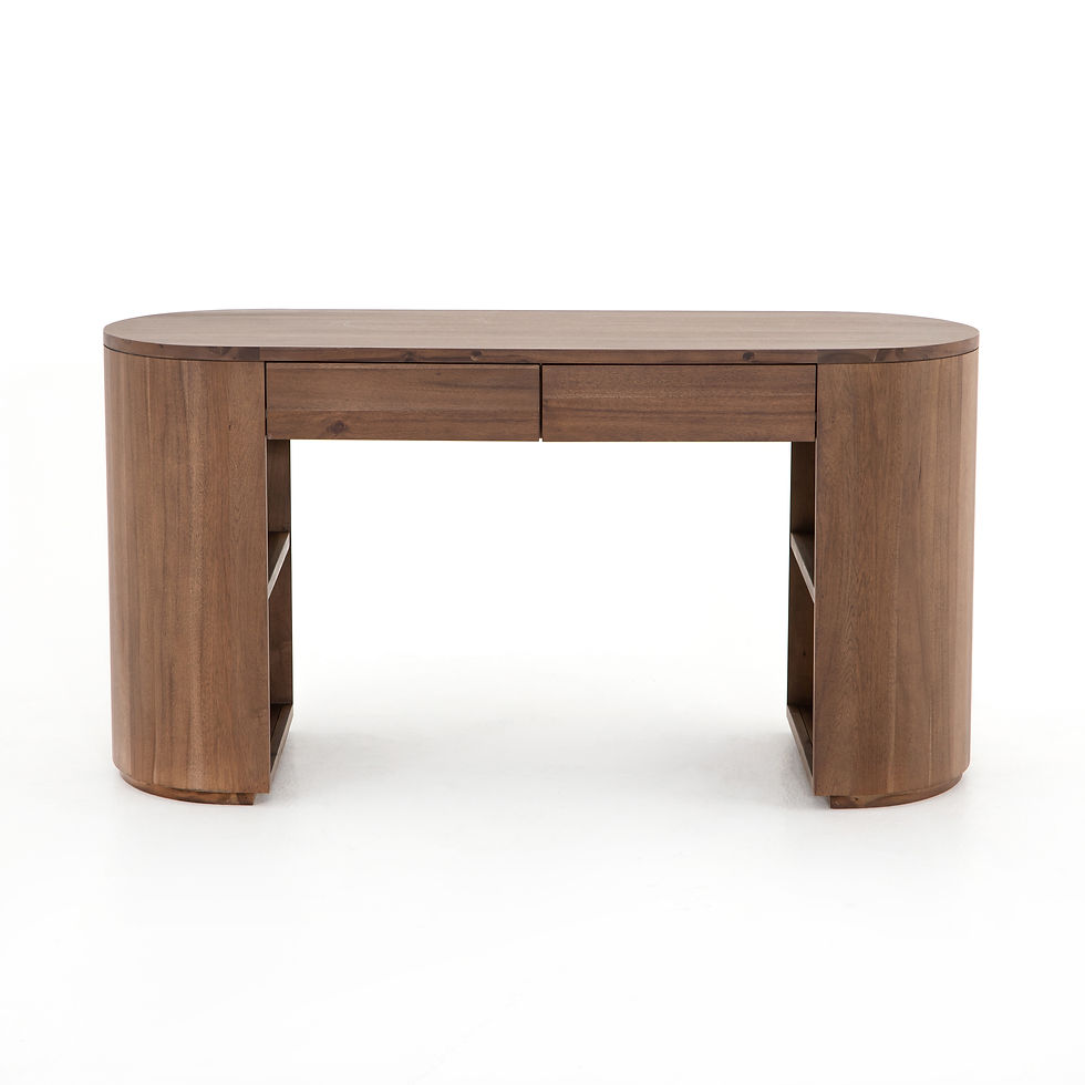 Thumbnail: Caramel Brown Veneer Desk