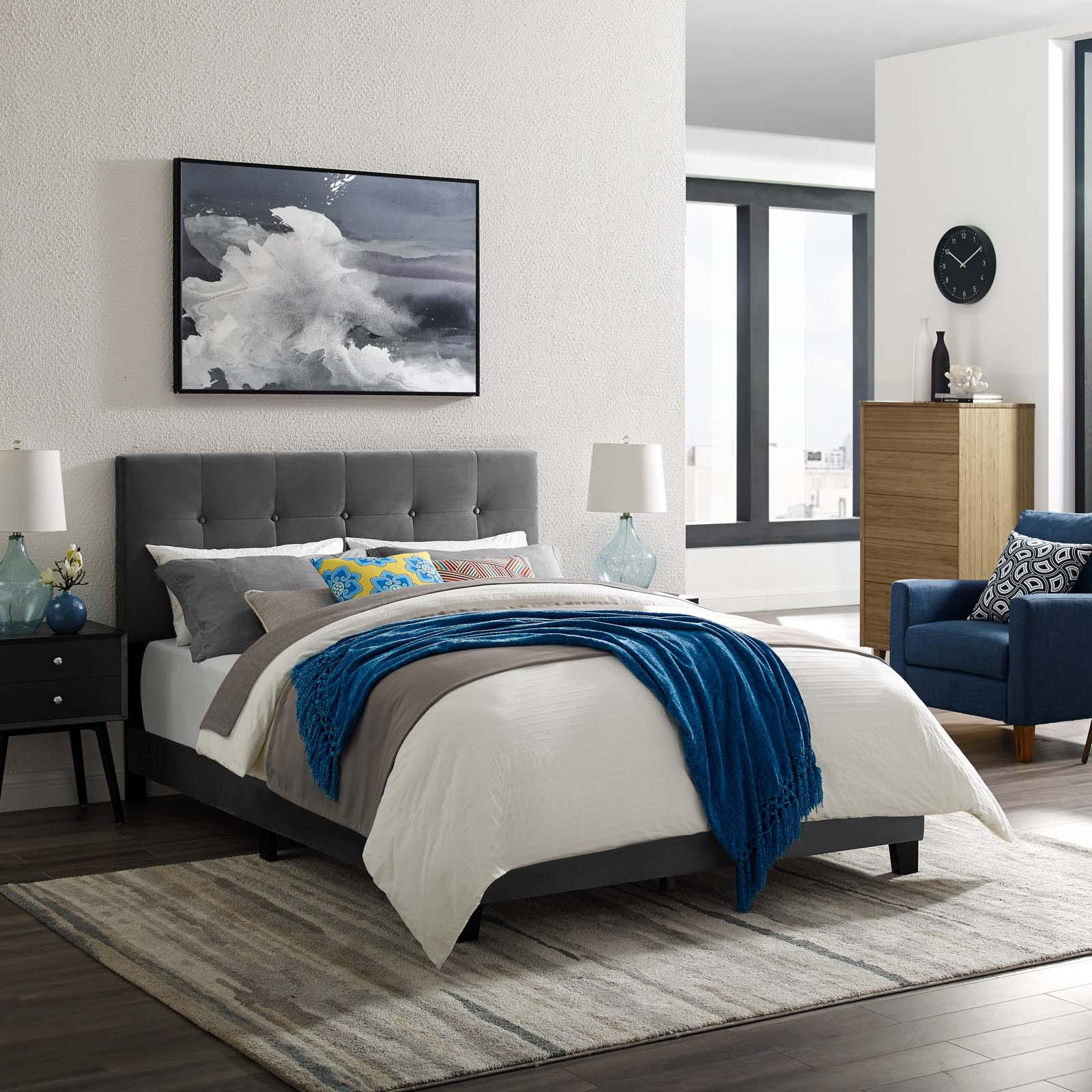 Performance Velvet Bed