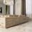 Thumbnail: Glam Beige and Gold Fabric Sofa