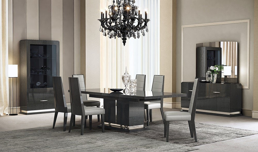 Gray Dining Table