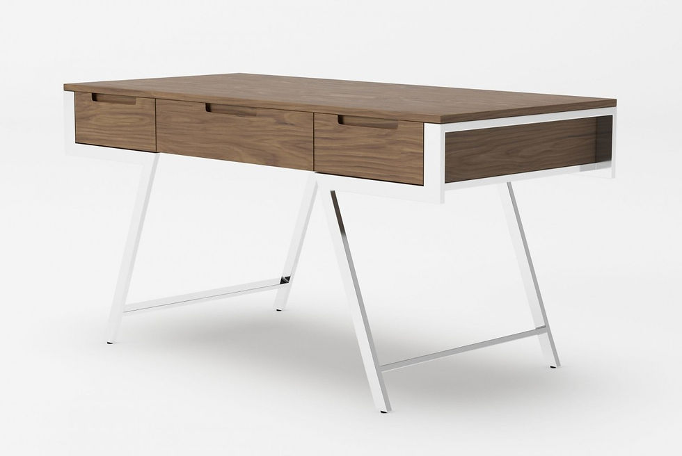 Thumbnail: Walnut Veneer Desk