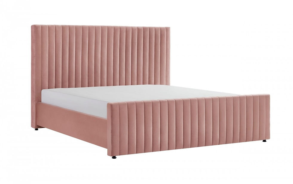 Thumbnail: Modern Mauve Velvet Bed