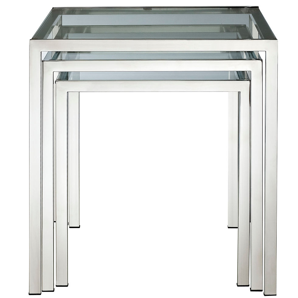 Thumbnail: Nesting Table in Silver