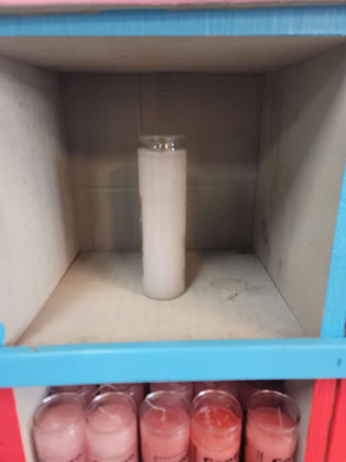 7 Day Plain Candle White