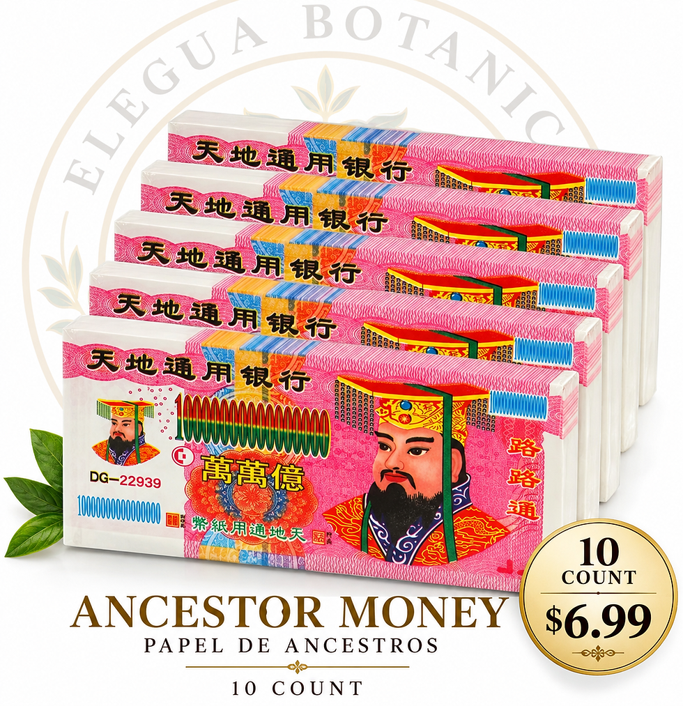 Ancestor Money spiritual offering paper 10 count for ancestor altar and ceremonial use – Elegua Botanica