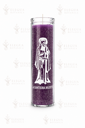 LA Santisima Muerte 7Day Candle (purple)