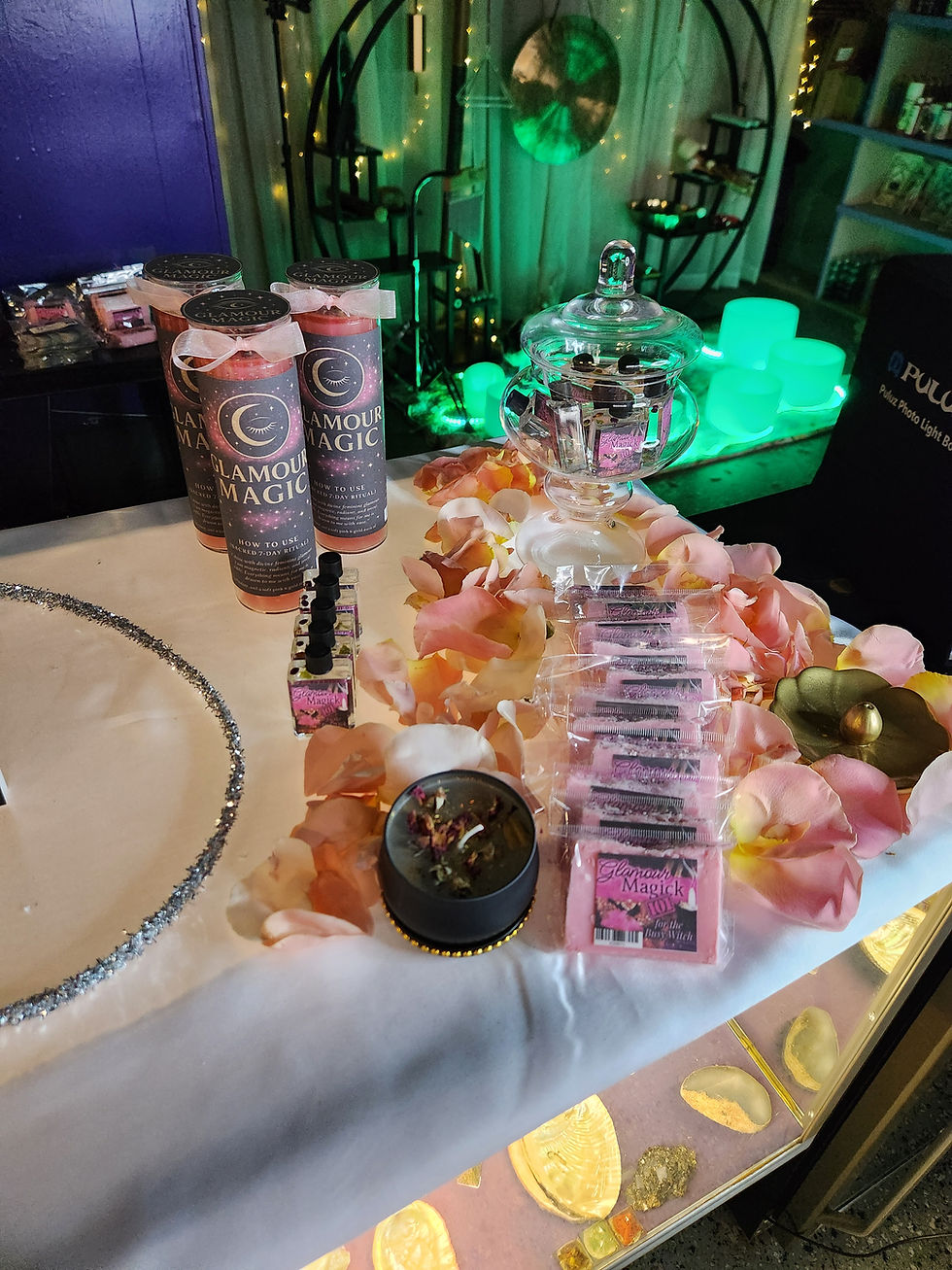 Miniatura: Glamour Magic Kit by Elegua Botanica — a luxury ritual set crafted for confidence, attraction, self-love, and elevated spirit