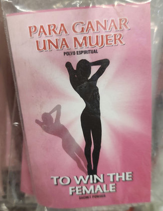 To Win The Female. Para Ganqr Una Mujer Powder