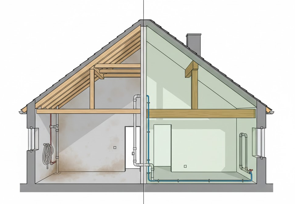 plan intérieur géomètre