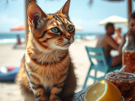 The Secret Language of Roatán’s Feral Felines (A Field Guide) 👑🌴