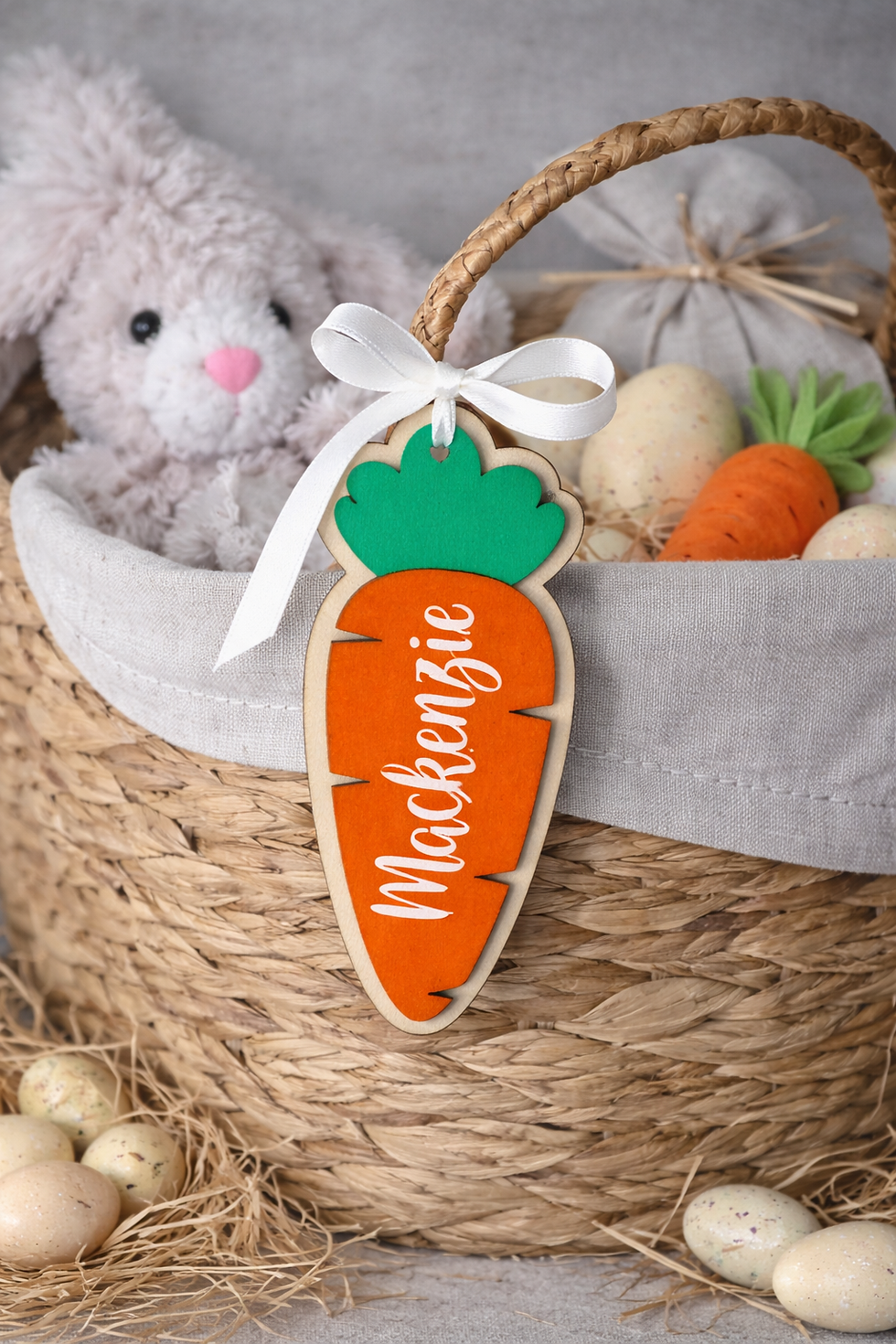 Thumbnail: Personalised Carrot Easter Tags