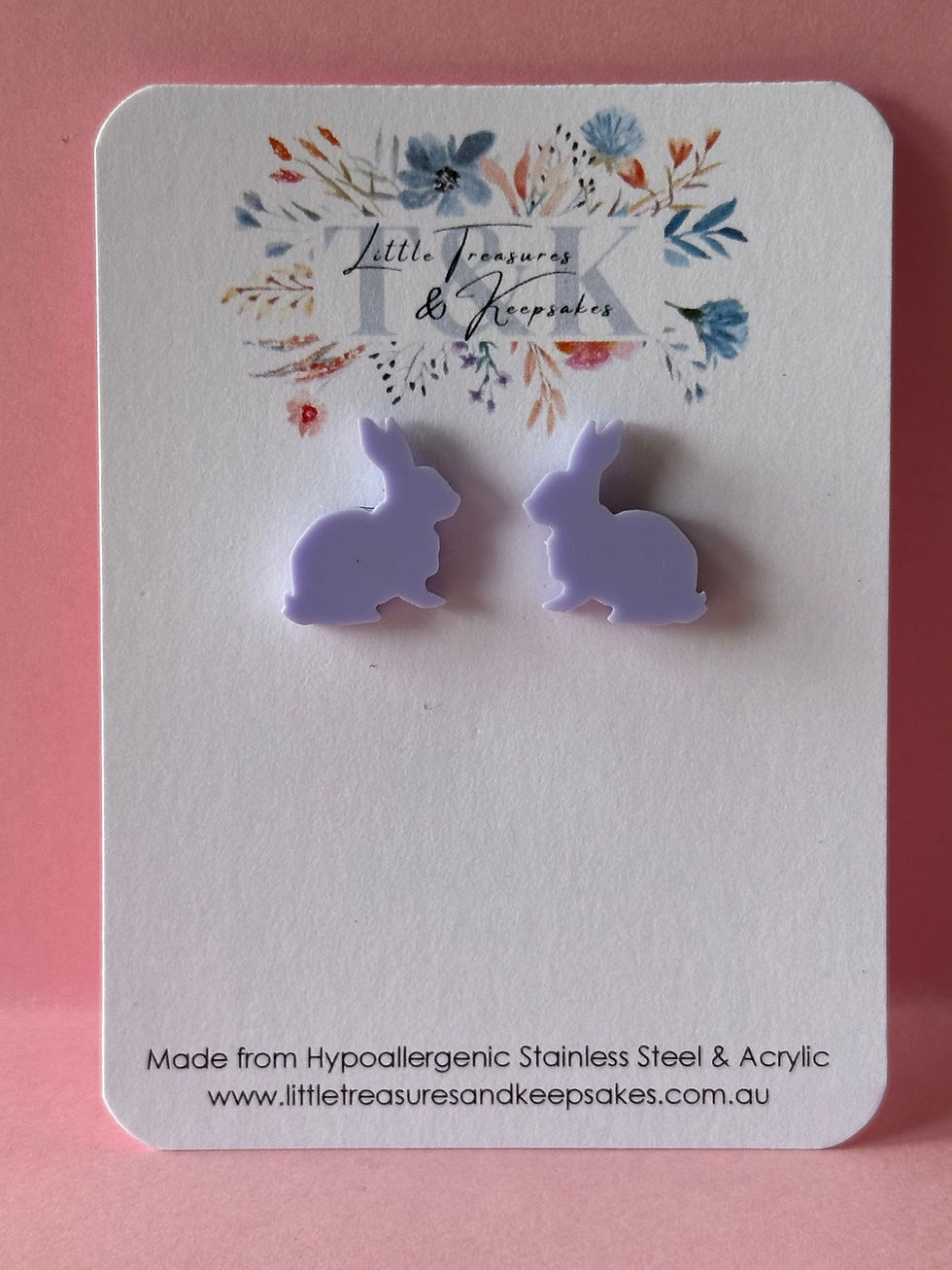 Thumbnail: Rabbit Acrylic Stud Earring