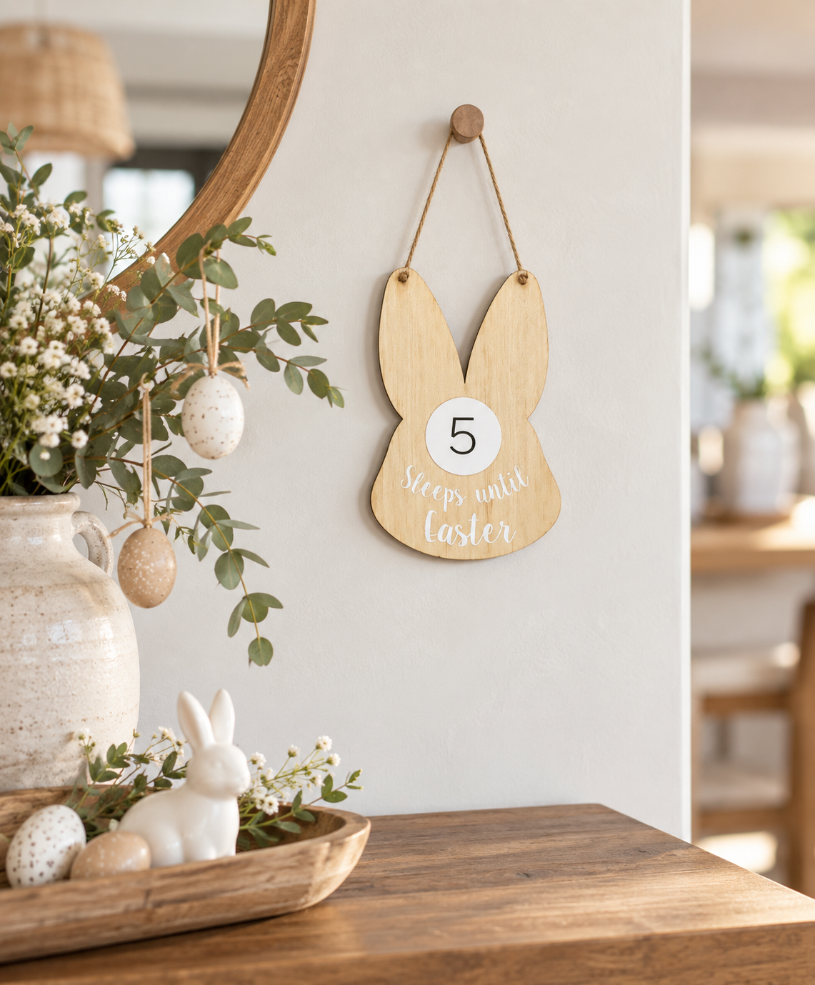 Easter Bunny Hanging Countdown