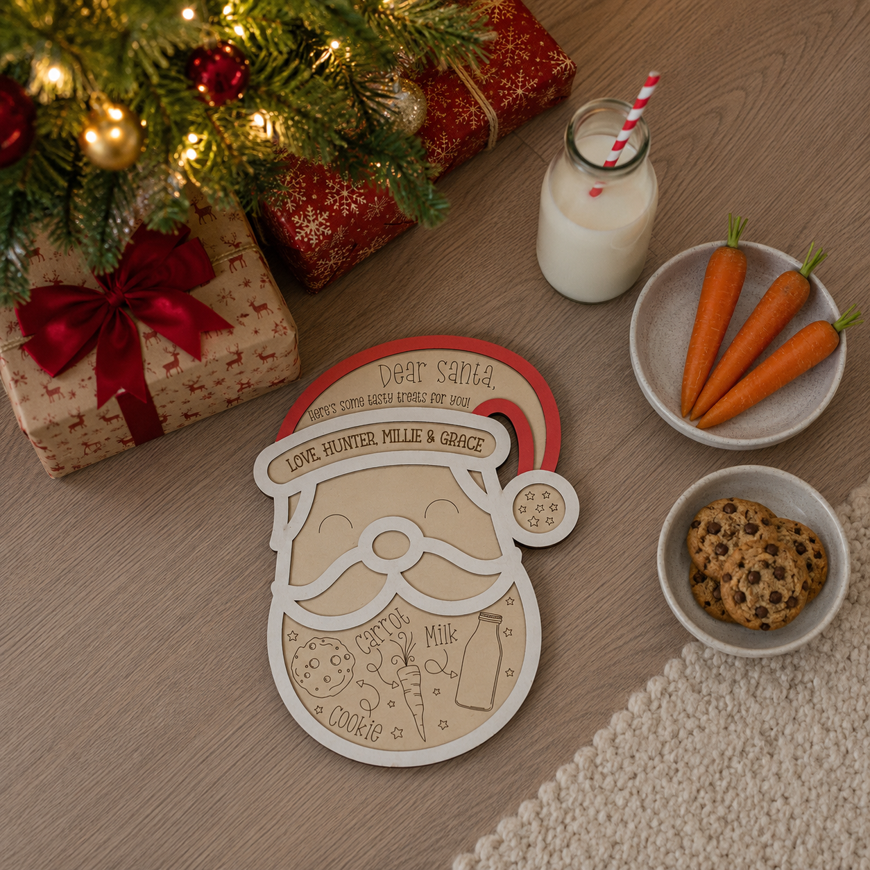 Personalised Santa Treat Tray