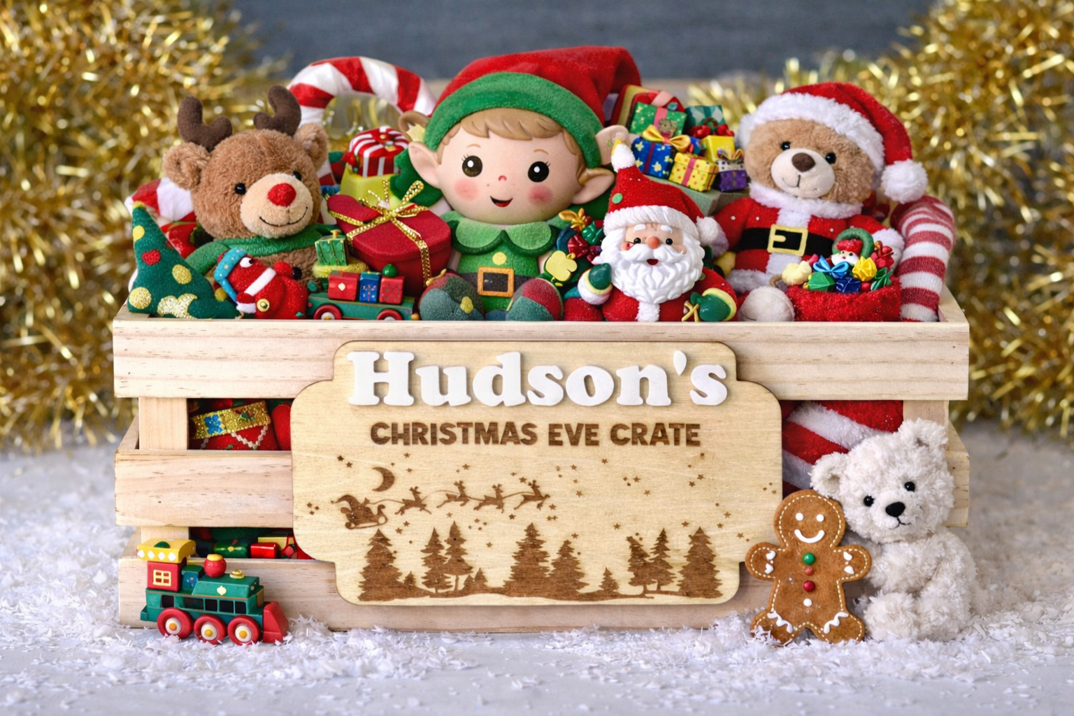 Personalised Christmas Crate
