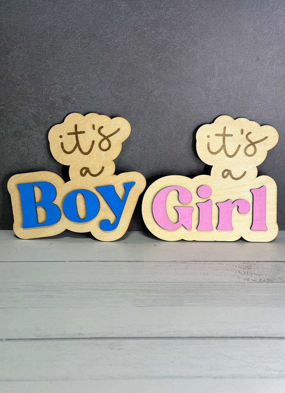 Gender Reveal Plaque