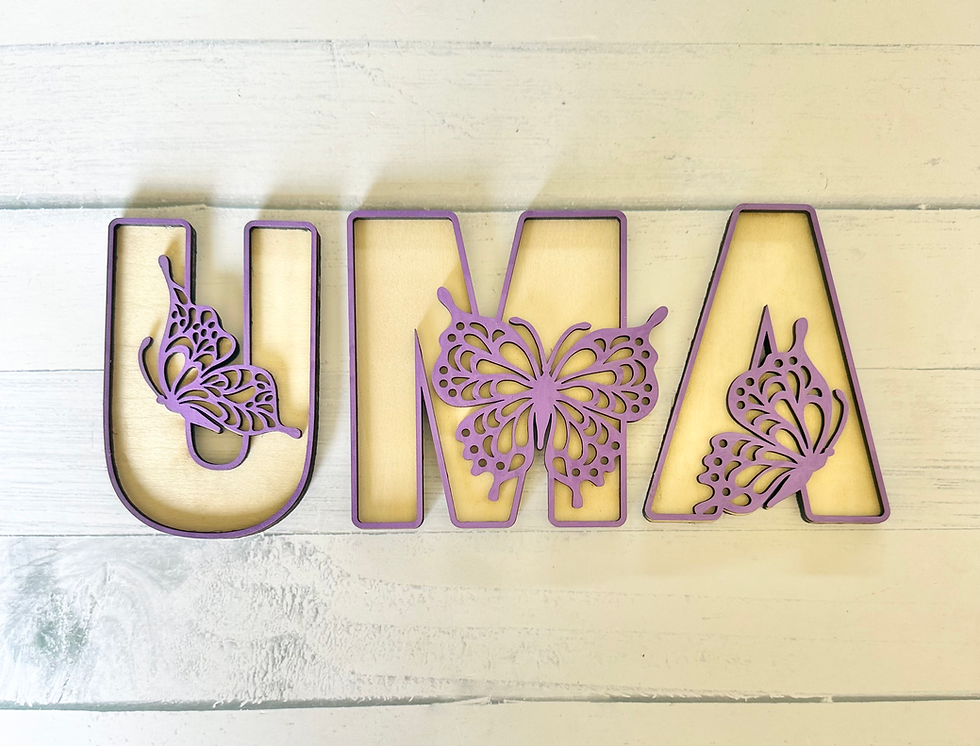 UMA Butterfly Letters